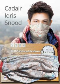 Snowdonia Cadair Idris 1:25,000 OS Map - map snoods for sale buff neck gaiter scarf