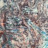 Scafell map neck gaiter, neck warmer, snood - detail