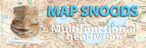 map snoods banner - multi-functional headwear for sale