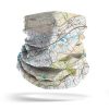 Castleton Peak District 25K OS map snood, gaiter, buff, neck tube, scarf