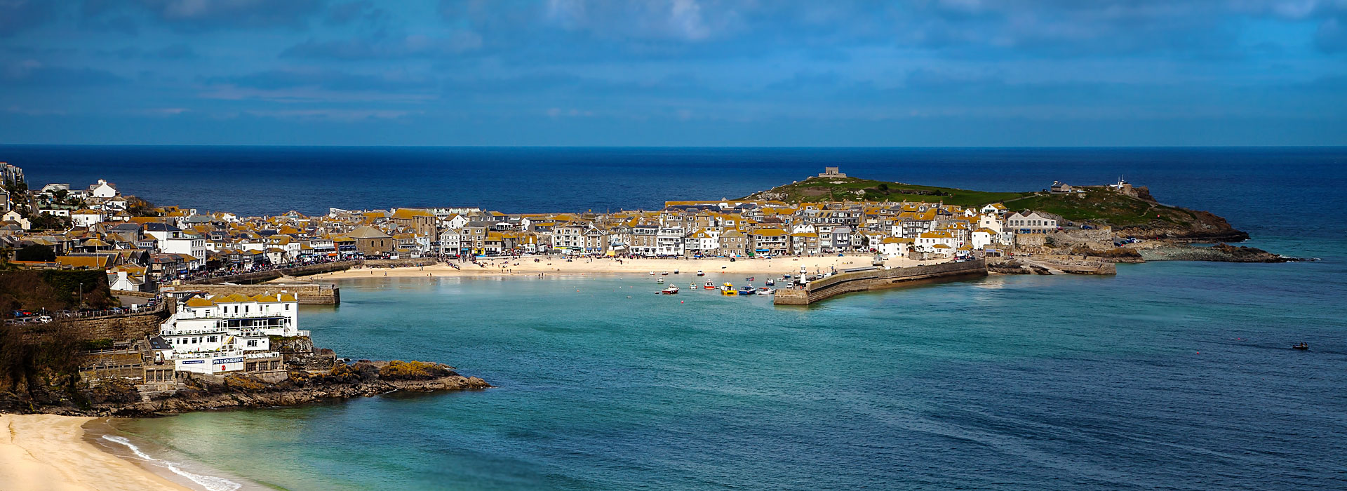 St Ives on the South West Coast Path in Cornwall